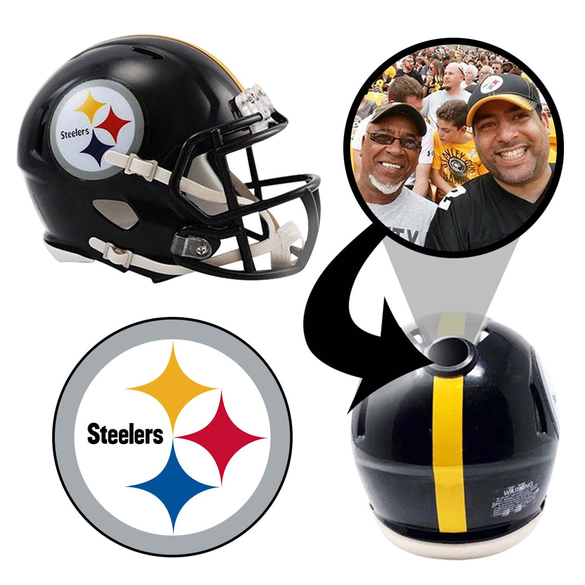 Pittsburgh Steelers Mini Helmet