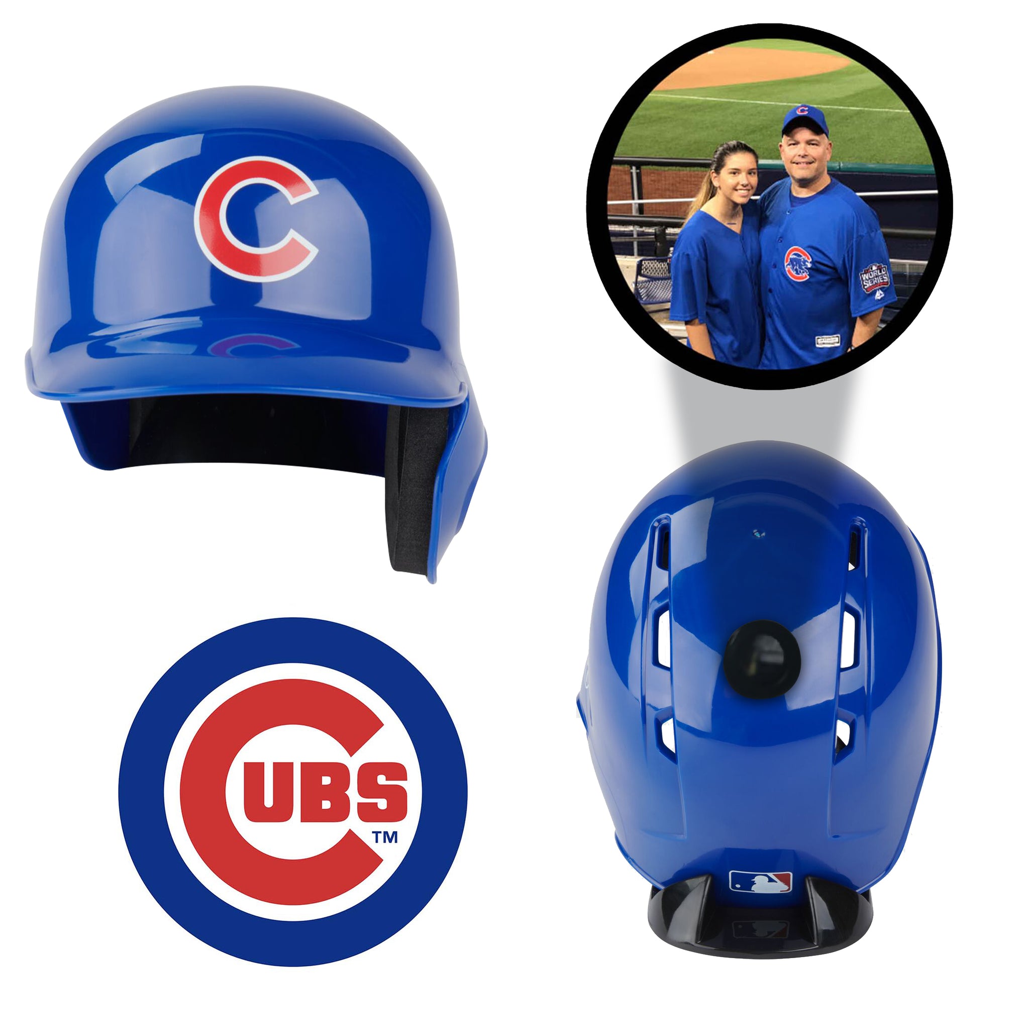 Chicago Cubs Mlb Collectible Mini Batting Helmet