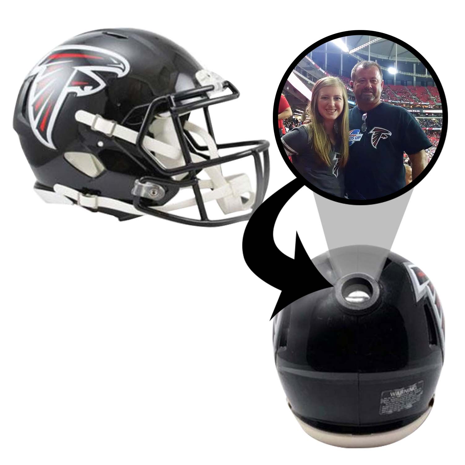 Falcons Rave Helmet Falcons Helmet