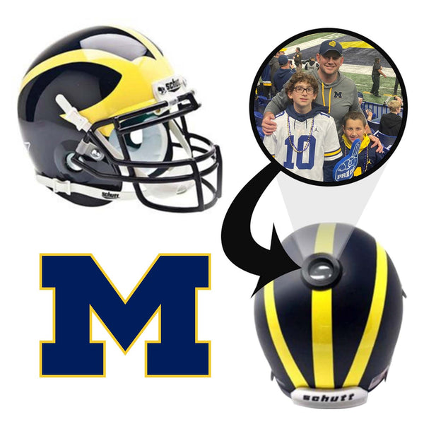 Michigan Mini Helmet | Picture Inside Michigan Mini Helmet | Picture Inside