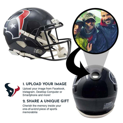 Houston Texans NFL Collectible Mini Helmet - Picture Inside - FANZ Collectibles