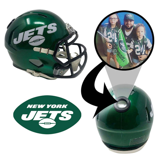 New York Jets NFL Collectible Mini Helmet - Picture Inside - FANZ Collectibles