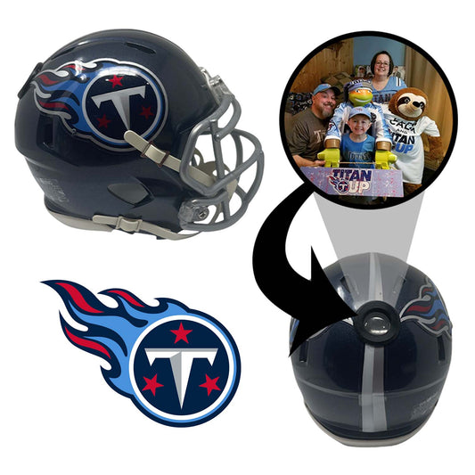 Tennessee Titans NFL Collectible Mini Helmet - Picture Inside - FANZ Collectibles