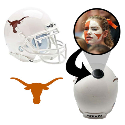 Texas Longhorns College Football Collectible Schutt Mini Helmet - Picture Inside - FANZ Collectibles