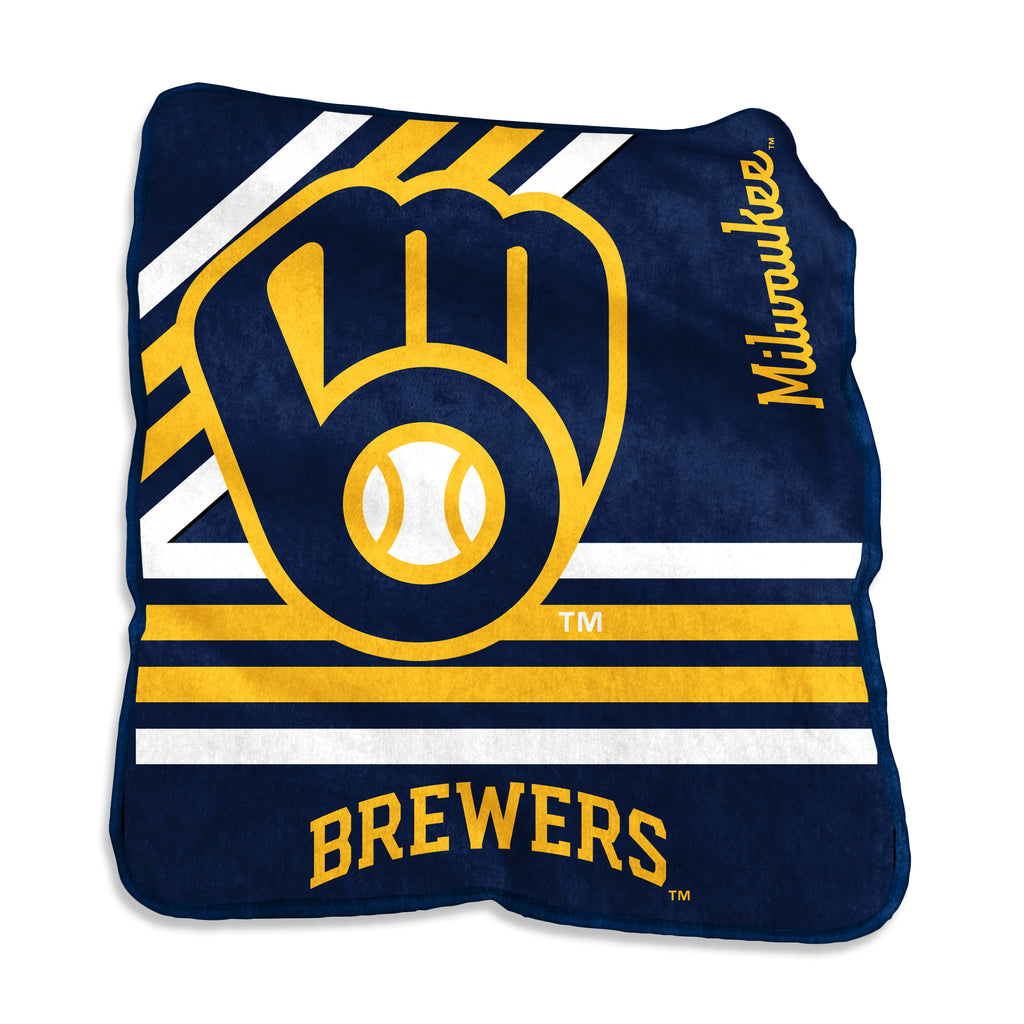Fanz-Milwaukee Brewers-Brewers-Raschel-Throw-Blanket