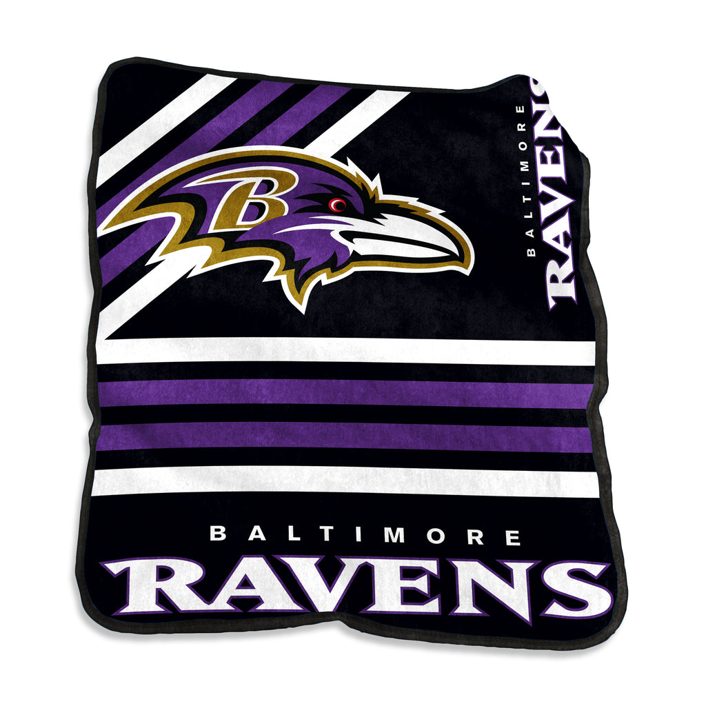 Fanz-Baltimore Ravens-Ravens-Raschel-Throw-Blanket