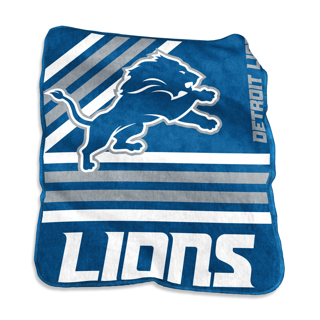 Fanz-Detroit Lions-Lions-Raschel-Throw-Blanket