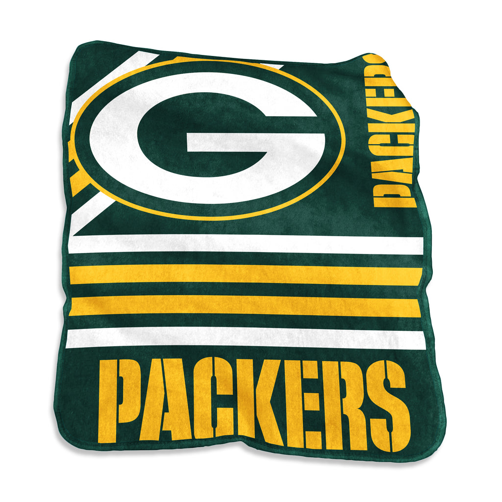 Fanz-Green Bay Packers-Packers-Raschel-Throw-Blanket