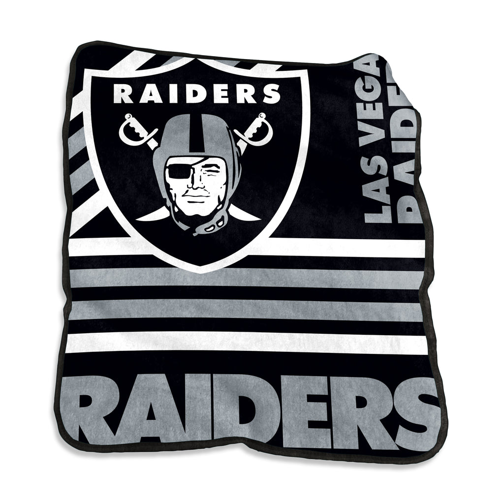 Fanz-Las Vegas Raiders-Raiders-Raschel-Throw-Blanket