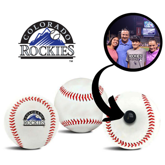 Colorado Rockies MLB Collectible Baseball - Picture Inside - FANZ Collectibles