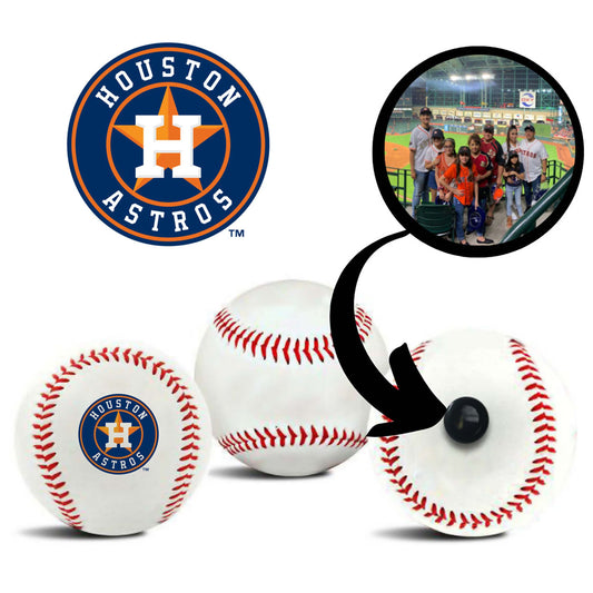 Houston Astros MLB Collectible Baseball - Picture Inside - FANZ Collectibles