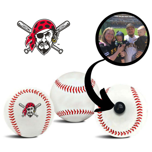 Pittsburgh Pirates MLB Collectible Baseball - Picture Inside - FANZ Collectibles