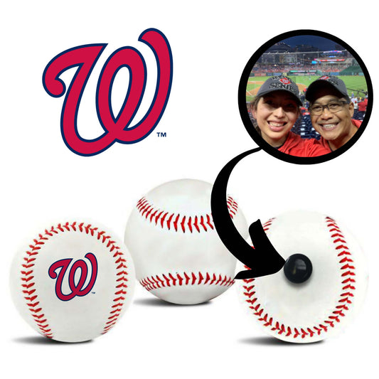 Washington Nationals MLB Collectible Baseball - Picture Inside - FANZ Collectibles