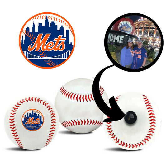 New York Mets MLB Collectible Baseball - Picture Inside - FANZ Collectibles