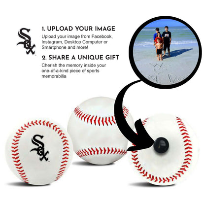 Chicago White Sox MLB Collectible Baseball - Picture Inside - FANZ Collectibles