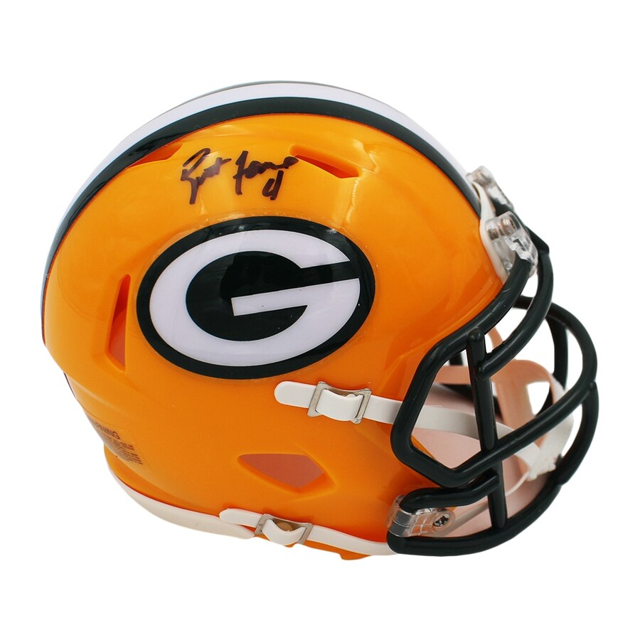 Brett Farve Green Bay Packers Authentic Autographed Riddell Speed Mini Helmet