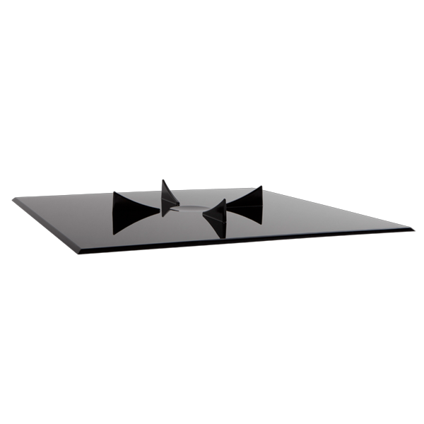 Black Cradle Base Basketball and Soccer Ball Display Case