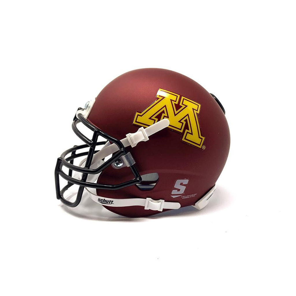 Minnesota Golden Gophers College Football Collectible Schutt Mini Helmet - Picture Inside - FANZ Collectibles - Fanz Collectibles