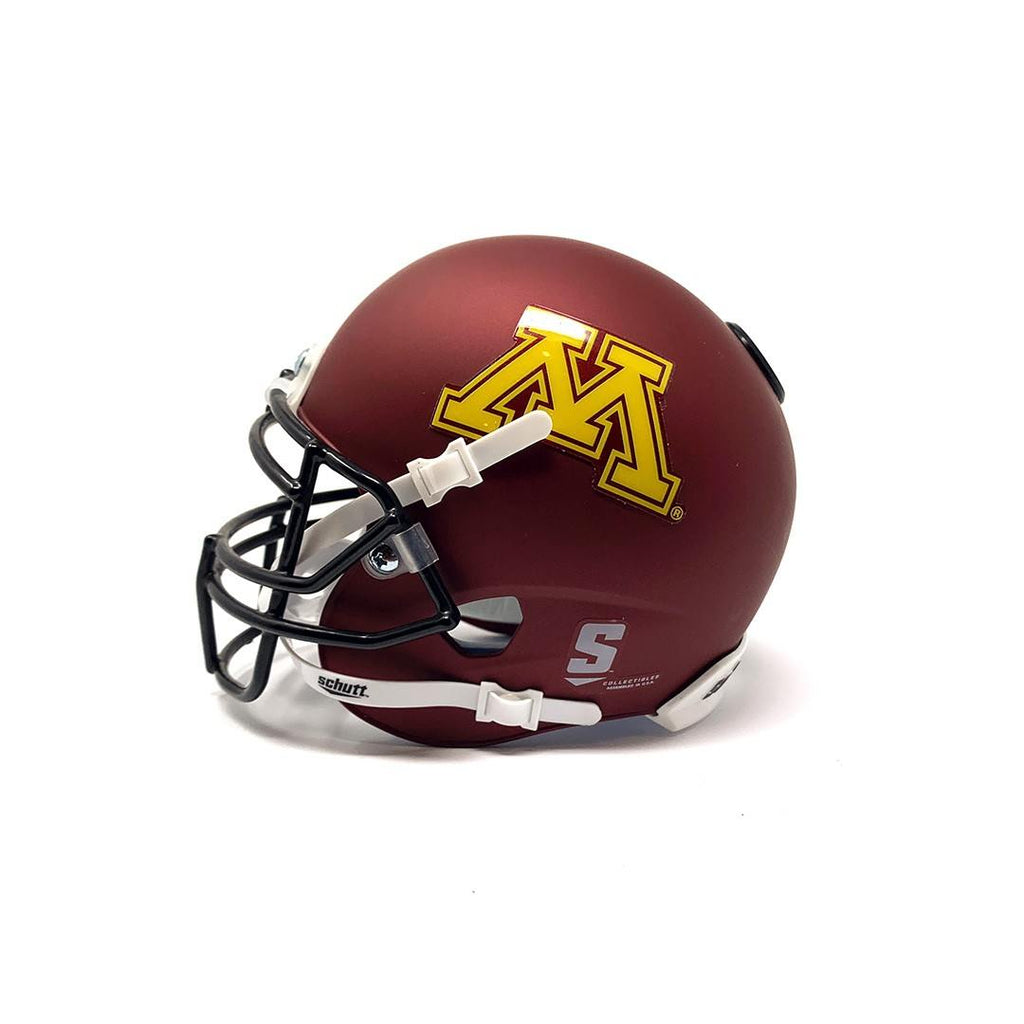 Minnesota Golden Gophers College Football Collectible Schutt Mini Helmet - Picture Inside - FANZ Collectibles - Fanz Collectibles