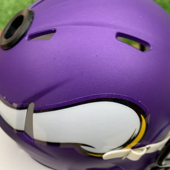 Caseys Distributing Minnesota Vikings 1961-79 Throwback Replica Mini Helmet  w/Z2B Mask 9585597675