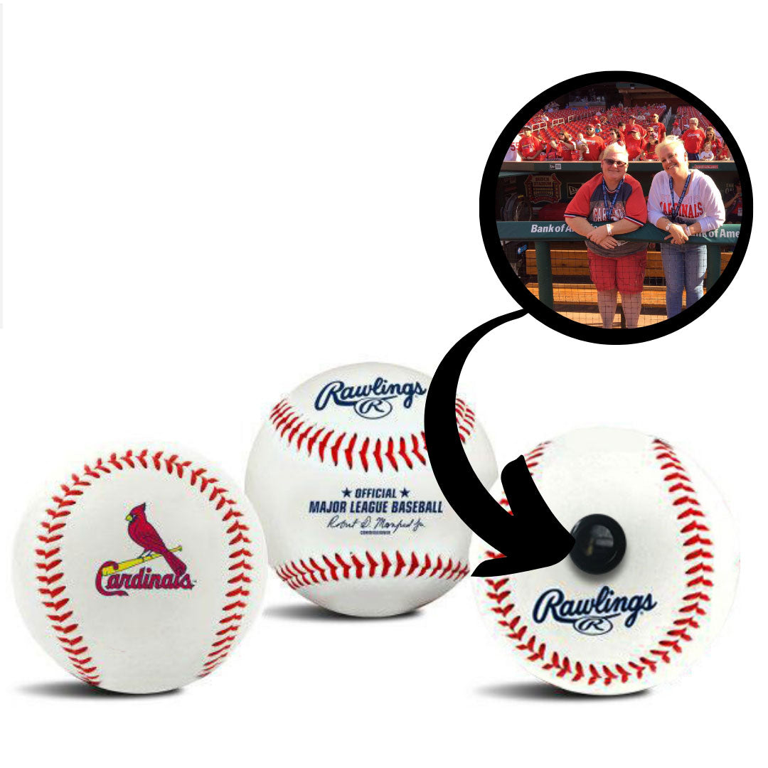 St.Louis Cardinals MLB Collectible Baseball - Picture Inside -  FANZ Collectibles