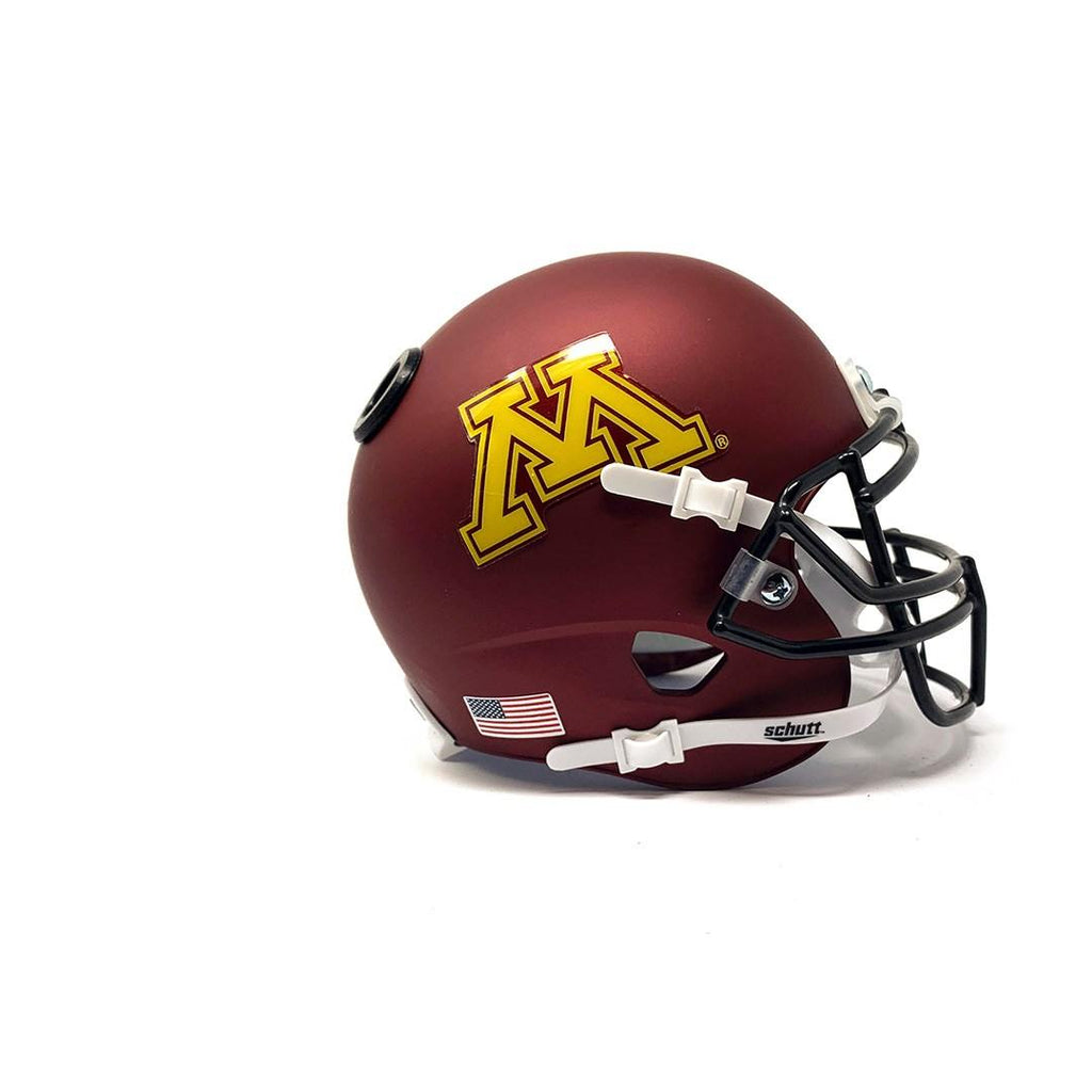 Minnesota Golden Gophers College Football Collectible Schutt Mini Helmet - Picture Inside - FANZ Collectibles - Fanz Collectibles