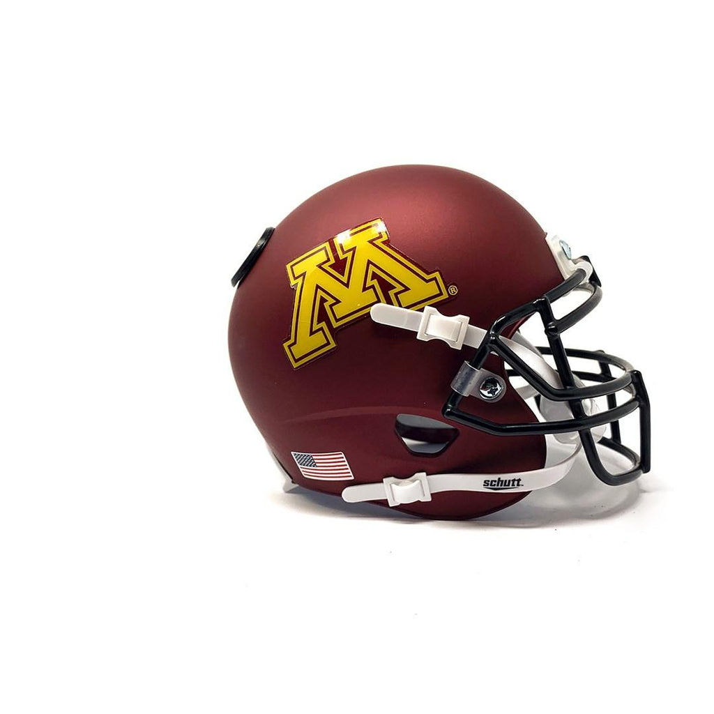 Minnesota Golden Gophers College Football Collectible Schutt Mini Helmet - Picture Inside - FANZ Collectibles - Fanz Collectibles