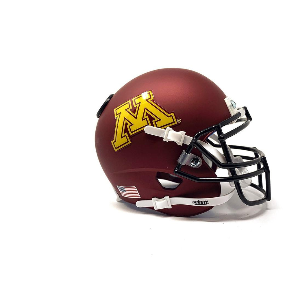 Minnesota Golden Gophers College Football Collectible Schutt Mini Helmet - Picture Inside - FANZ Collectibles - Fanz Collectibles
