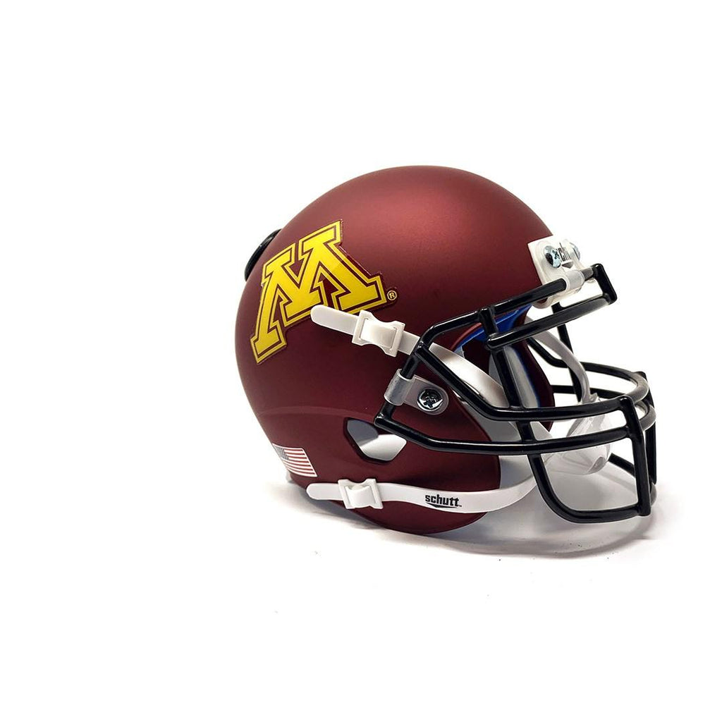 Minnesota Golden Gophers College Football Collectible Schutt Mini Helmet - Picture Inside - FANZ Collectibles - Fanz Collectibles