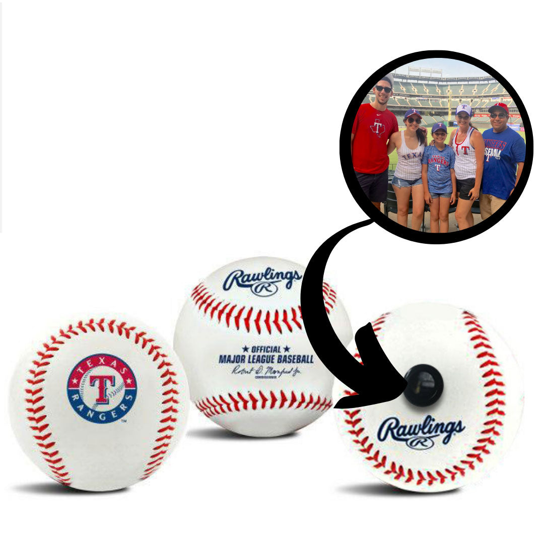 Texas Rangers Rawlings Team Logo Baseball