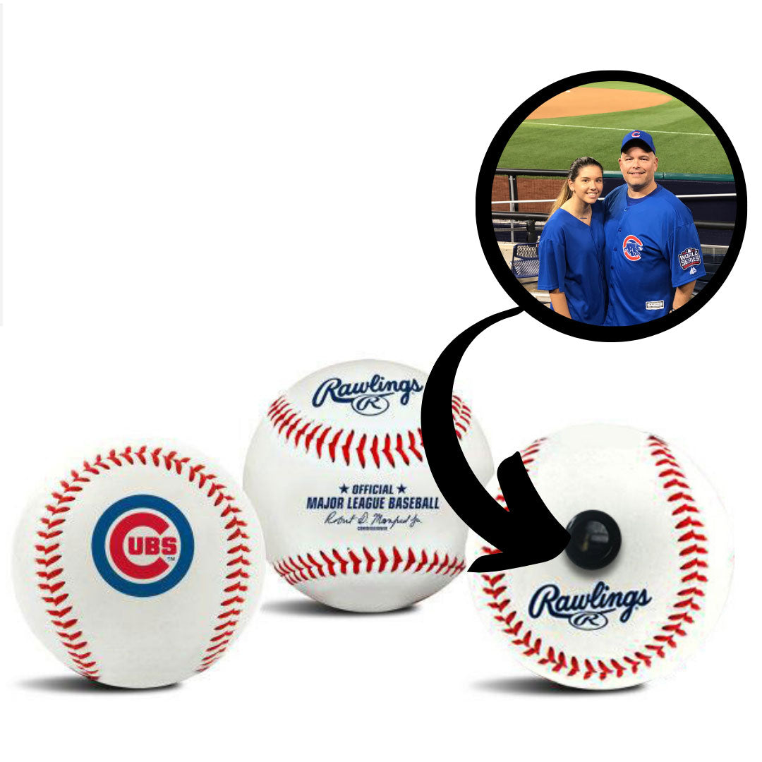 Chicago Cubs MLB Collectible Baseball - Picture Inside - FANZ Collectibles
