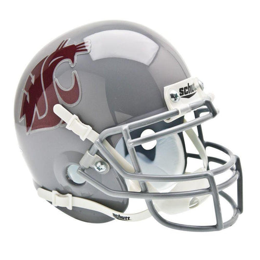 Washington State Cougars College Football Collectible Schutt Mini Helmet - Picture Inside - FANZ Collectibles - Fanz Collectibles