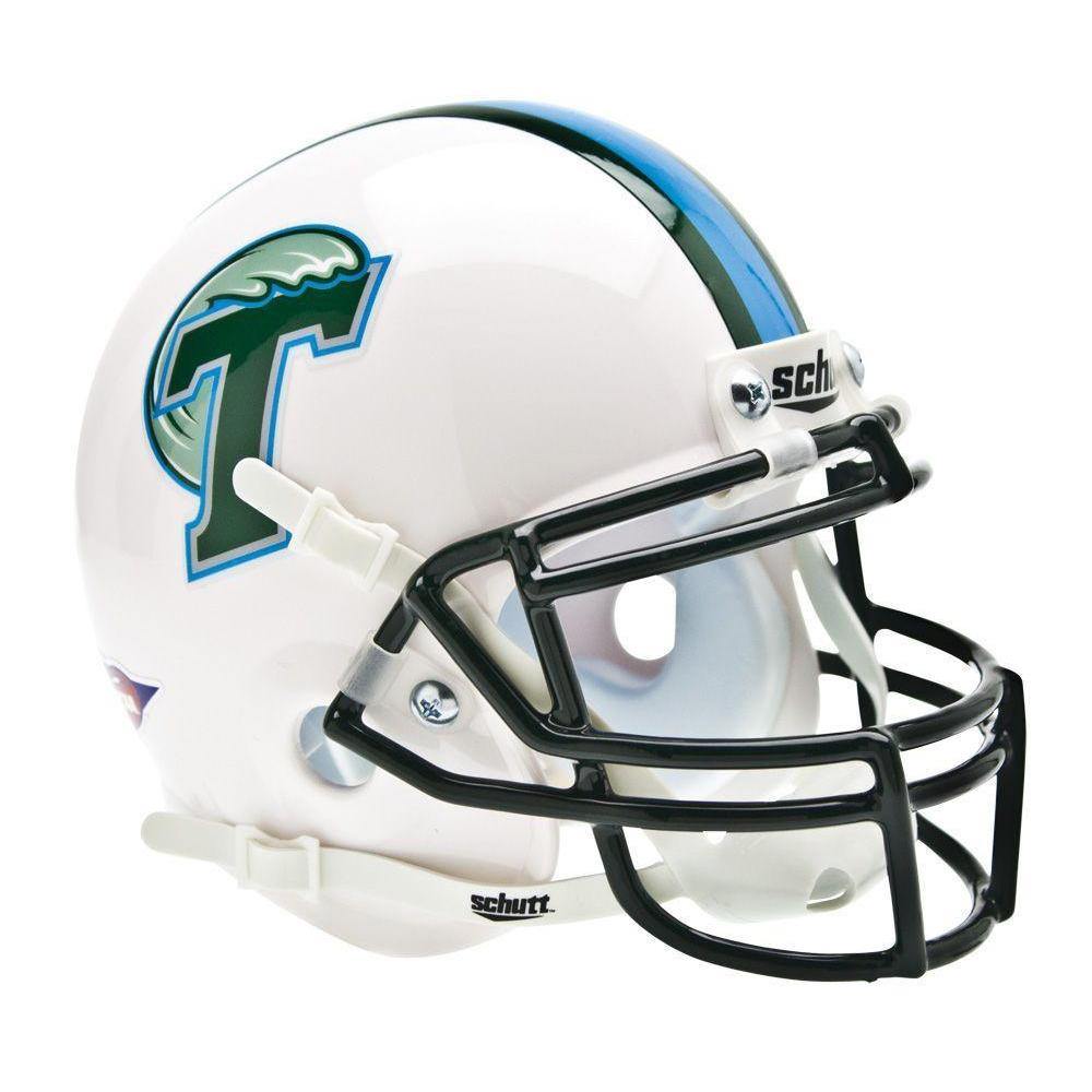 Tulane Green Wave College Football Collectible Schutt Mini Helmet - Picture Inside - FANZ Collectibles - Fanz Collectibles