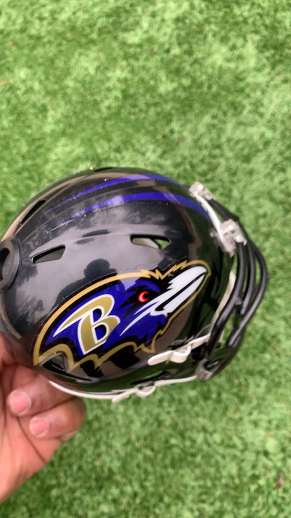 Baltimore Ravens NFL Collectible Mini Helmet - Picture Inside - FANZ Collectibles