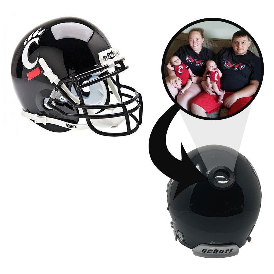 thumbnail image 2 of Cincinnati Bearcats NCAA Riddell SPEED Full Size Replica Football Helmet – Medium 2 of 2
