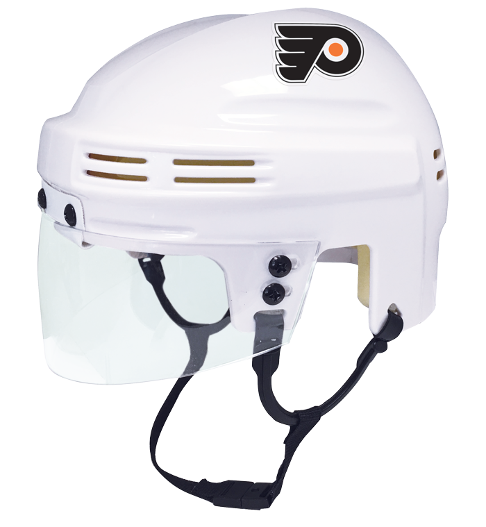custom painted motorcycle helmets philadelphia flyers Philadelphia Flyers - NHL Collectible Mini Helmet - Picture Inside