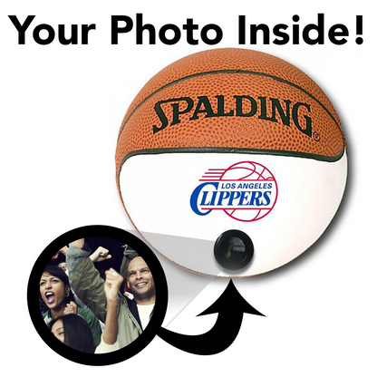 Clippers NBA Collectible Miniature Basketball - Picture Inside - FANZ Collectibles - Fanz Collectibles