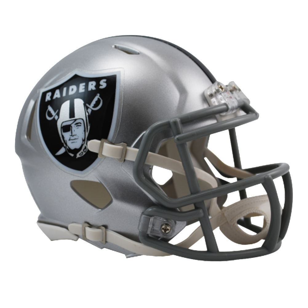 Oakland Raiders NFL Collectible Mini Helmet Picture Inside FANZ