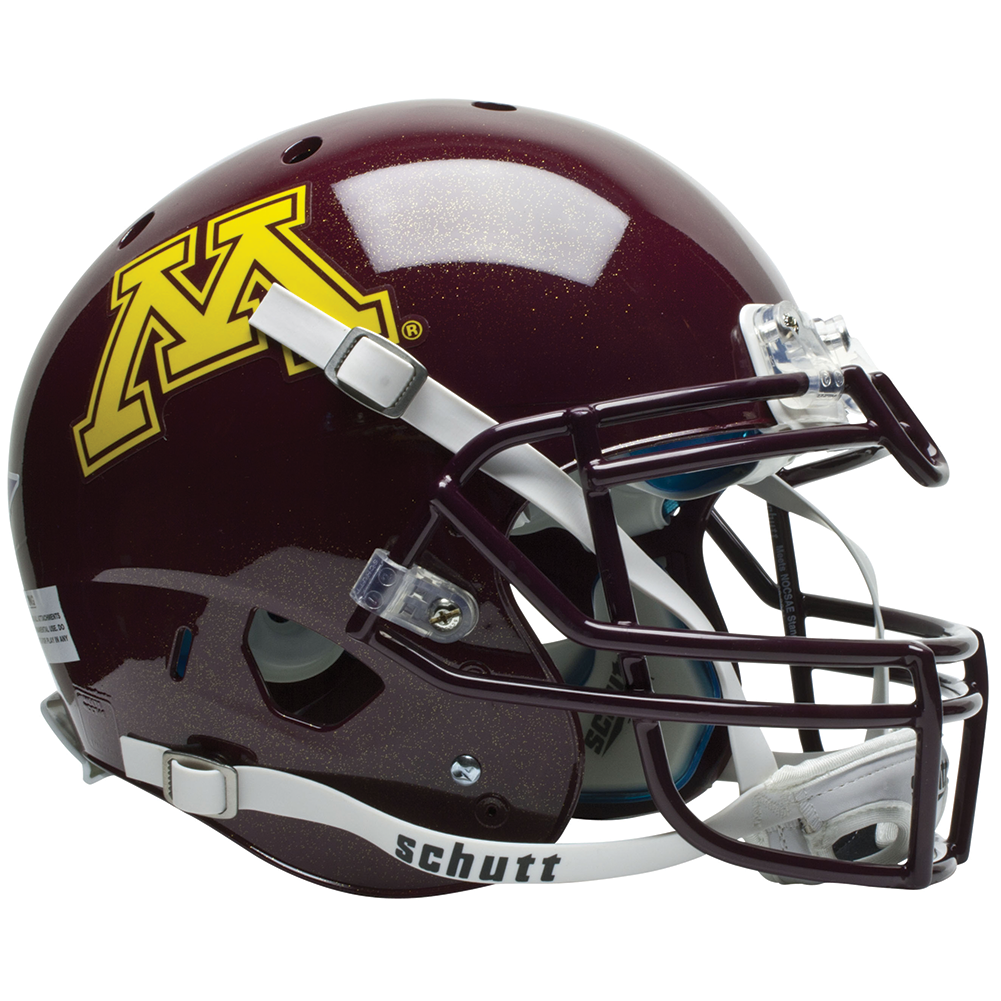 Minnesota Golden Gophers College Football Collectible Schutt Mini Helmet - Picture Inside - FANZ Collectibles - Fanz Collectibles