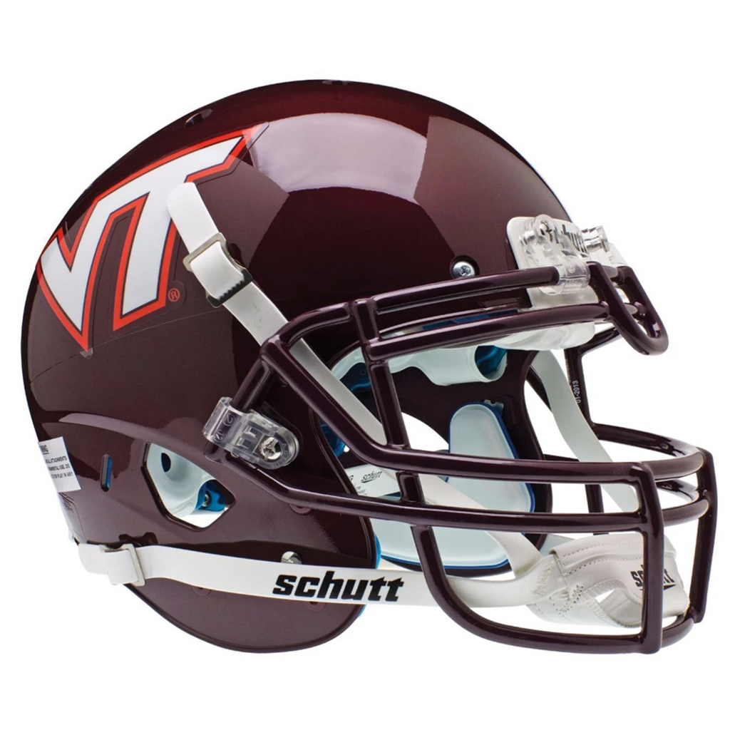 Virginia Tech Hokies College Football Collectible Schutt Mini Helmet - Picture Inside - FANZ Collectibles - Fanz Collectibles