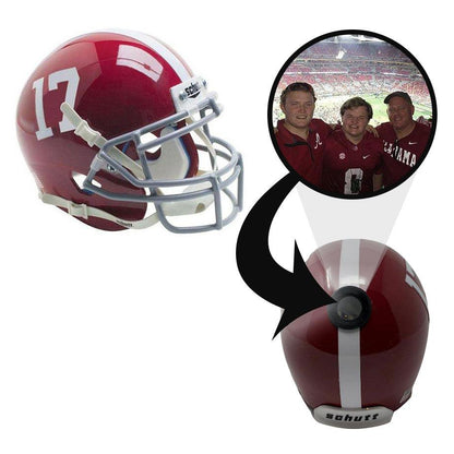 Alabama Crimson Tide College Football Collectible Schutt Mini Helmet - Picture Inside - FANZ Collectibles - Fanz Collectibles