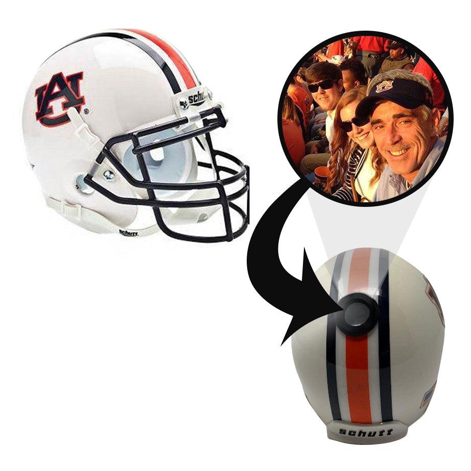 Auburn Tigers College Football Collectible Schutt Mini Helmet - Picture Inside - FANZ Collectibles - Fanz Collectibles