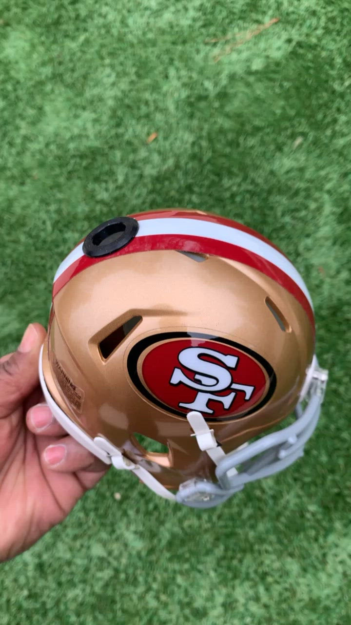 San Francisco 49ers  Cool football helmets, Football helmets, New nfl  helmets