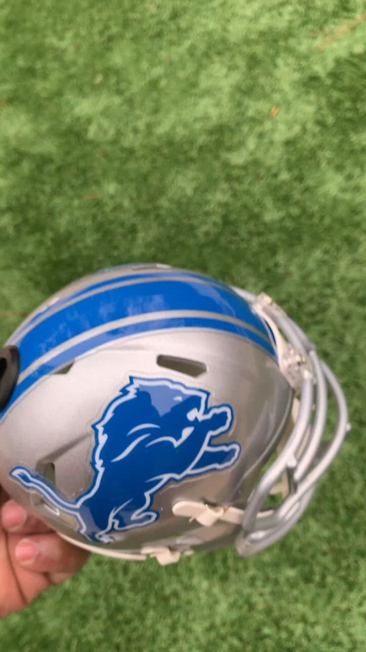 Detroit Lions NFL Collectible Mini Helmet - Picture Inside - FANZ  Collectibles