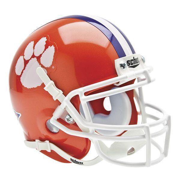 clemson football helmet facinf left Clemson Tigers College Football Collectible Mini Helmet | Picture Inside