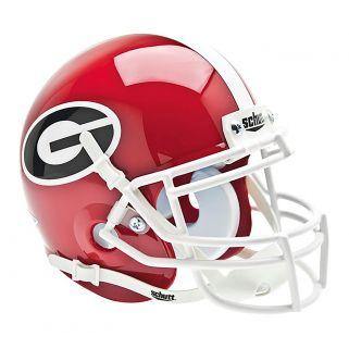 Georgia Bulldogs College Football Collectible Schutt Mini Helmet - Picture Inside - Fanz Collectibles