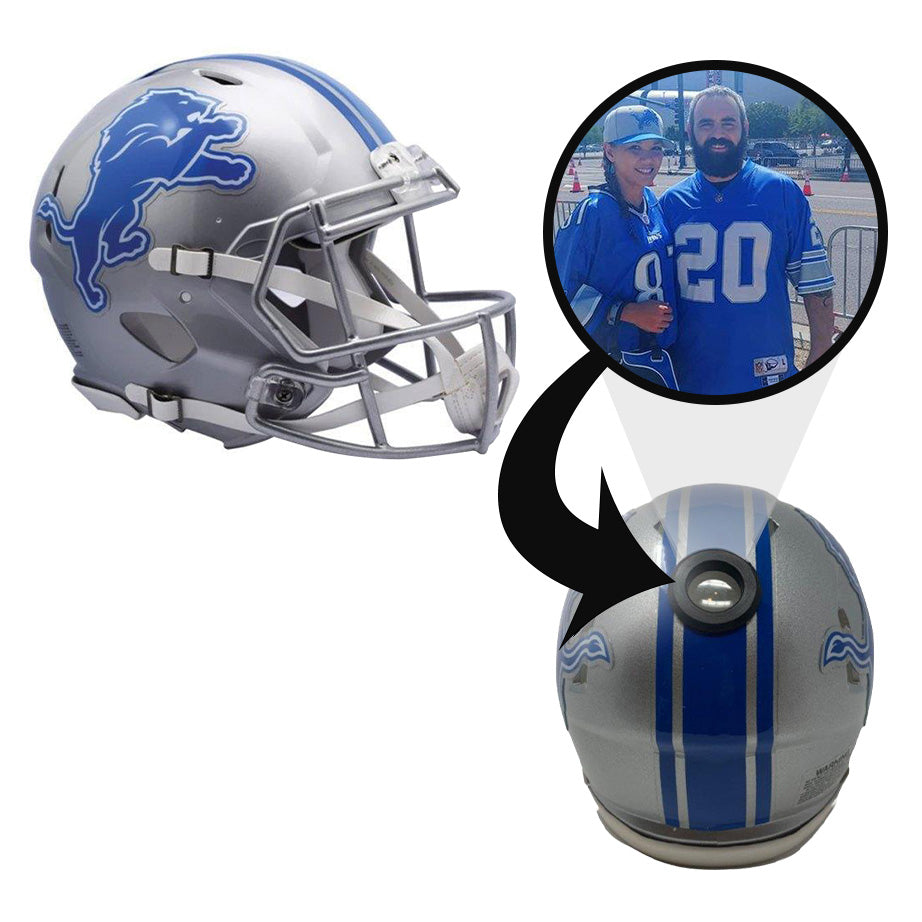 Detroit Lions NFL Collectible Mini Helmet - Picture Inside - FANZ Collectibles