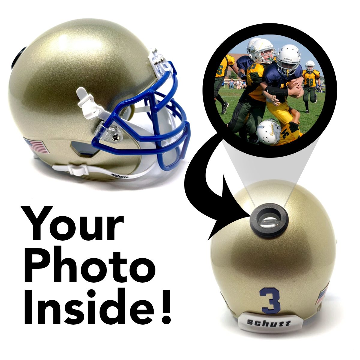 Custom Football Helmet