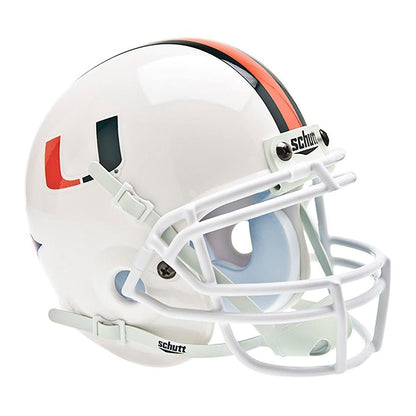 Miami Hurricanes College Football Collectible Schutt Mini Helmet - Picture Inside - Fanz Collectibles