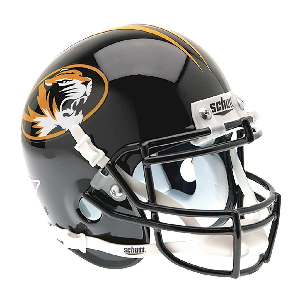 Missouri Tigers College Football Collectible Schutt Mini Helmet - Picture Inside - FANZ Collectibles - Fanz Collectibles